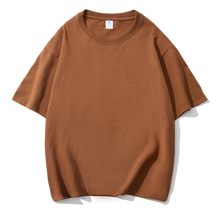 Relaxed Crew Neck Basic T-Shirt