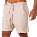 Men's Linen Casual Shorts