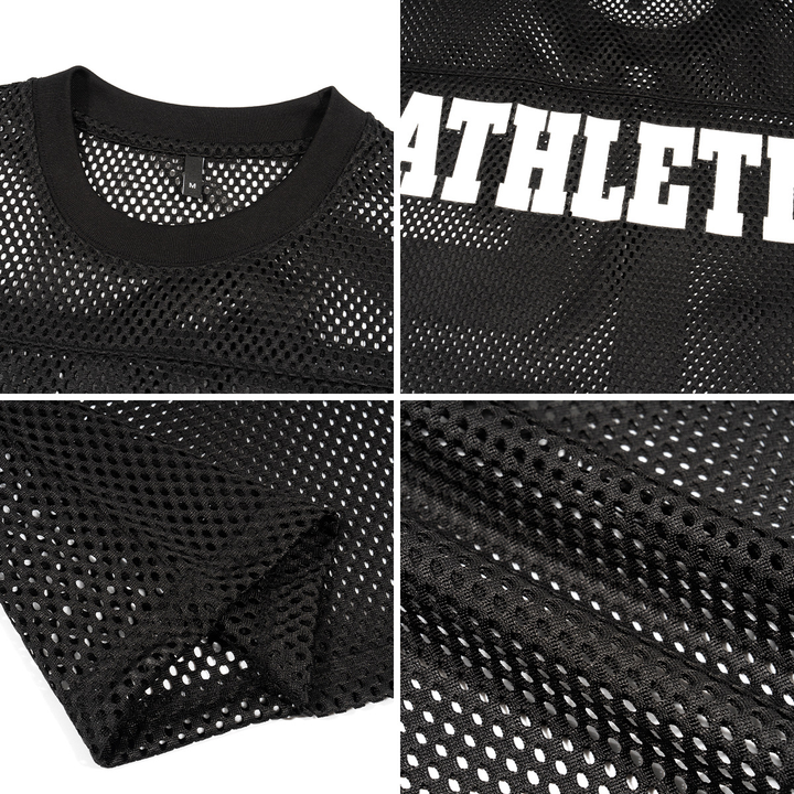 Oversized Football Mesh Jersey Shirt