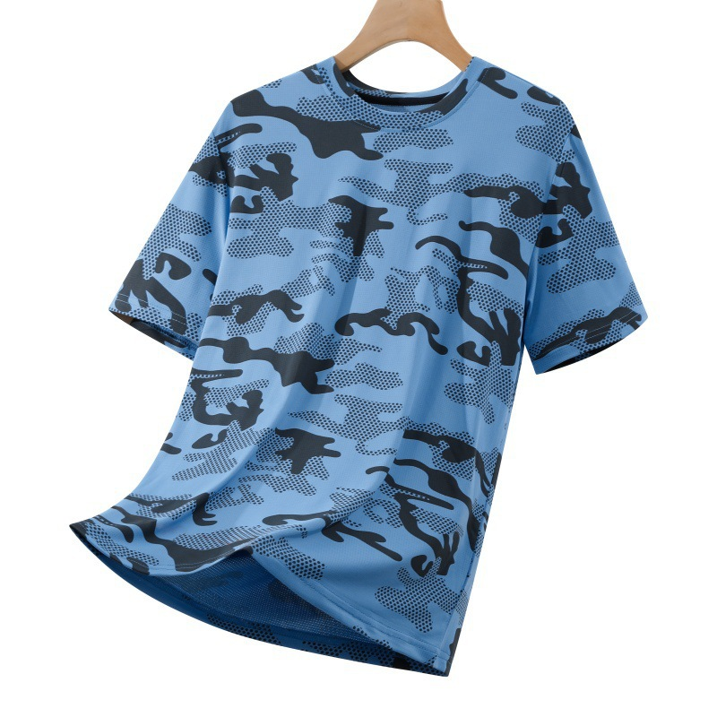 Men's Camo Stretch Athletic T-Shirt