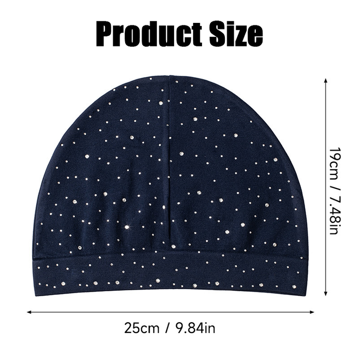 Rhinestone Skull Cap Streetwear Beanie