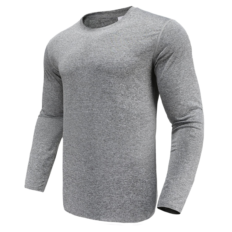 Fitted Long Sleeve Crew Neck Shirt