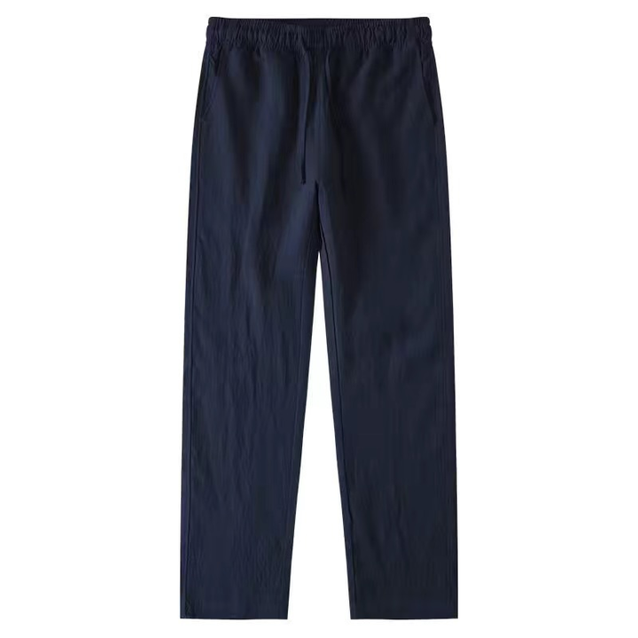 Relaxed Wide-Leg Drawstring Pants