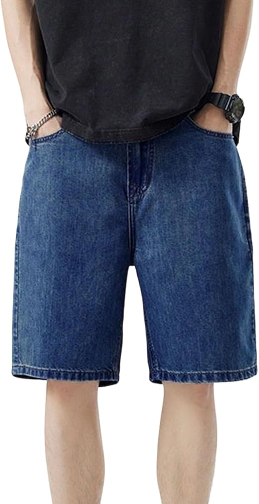 Men's Washed Denim Shorts