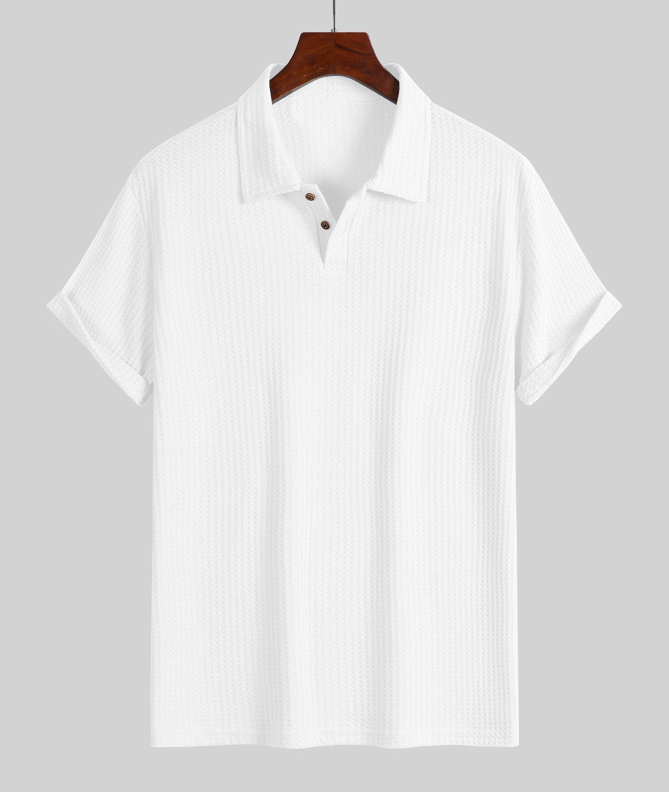 Men's Casual Knit Polo Shirt