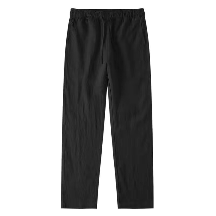Relaxed Wide-Leg Drawstring Pants