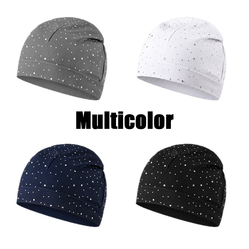 Rhinestone Skull Cap Streetwear Beanie