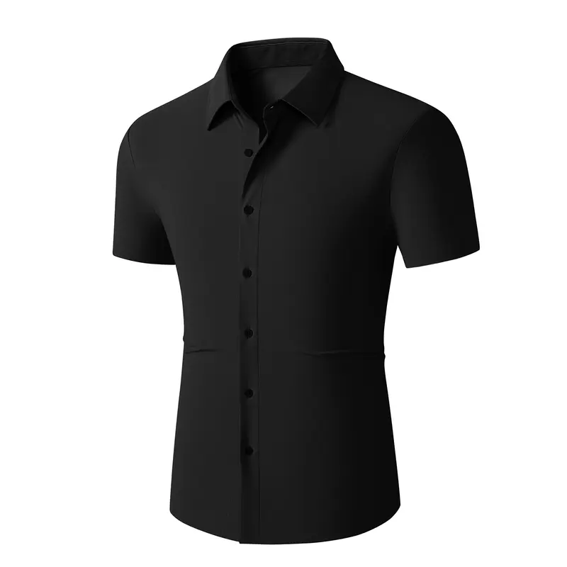Men's Stretch Muscle Fit Button-Up Shirt