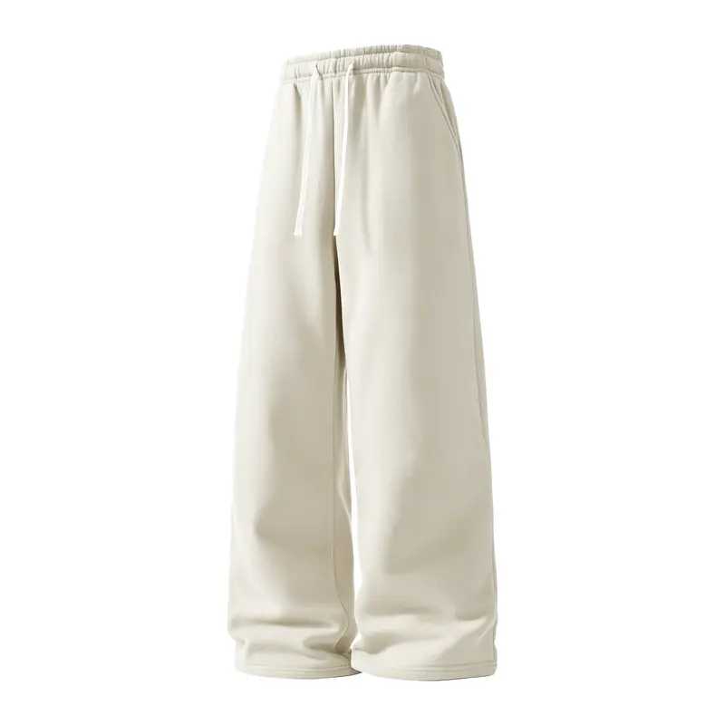 Loose-Fit Straight-Leg Drawstring Pants