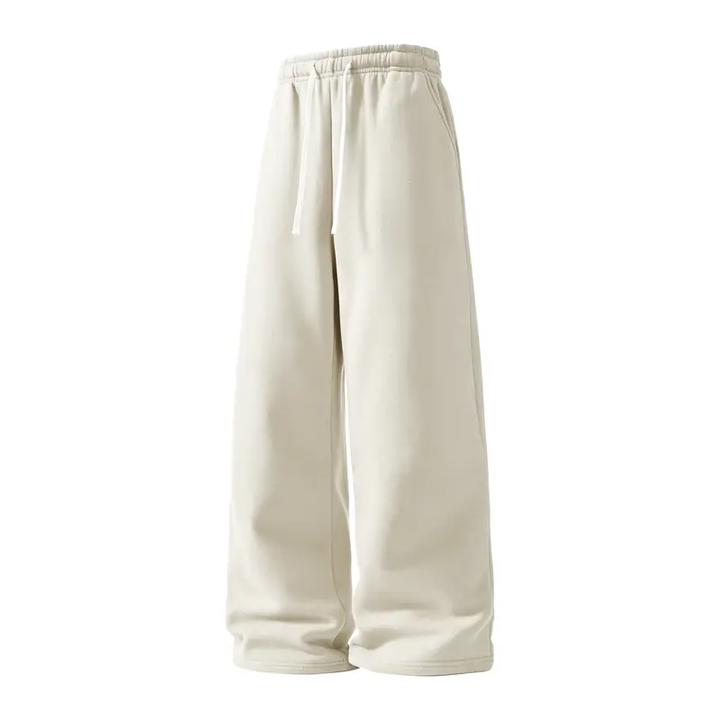 Loose-Fit Straight-Leg Drawstring Pants