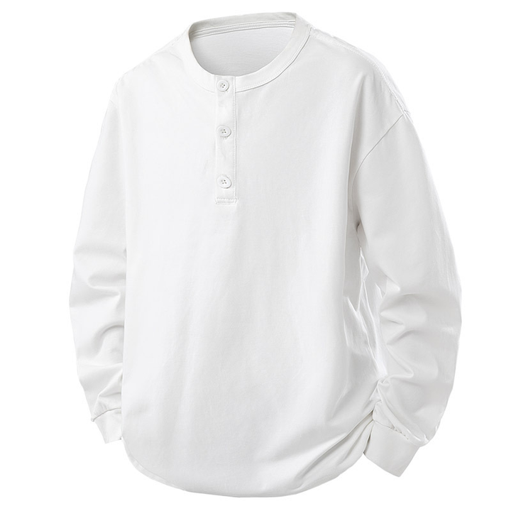 Ribbed Cuff Crewneck Long Sleeve Tee