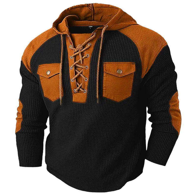Casual Drawstring Pullover Hoodie