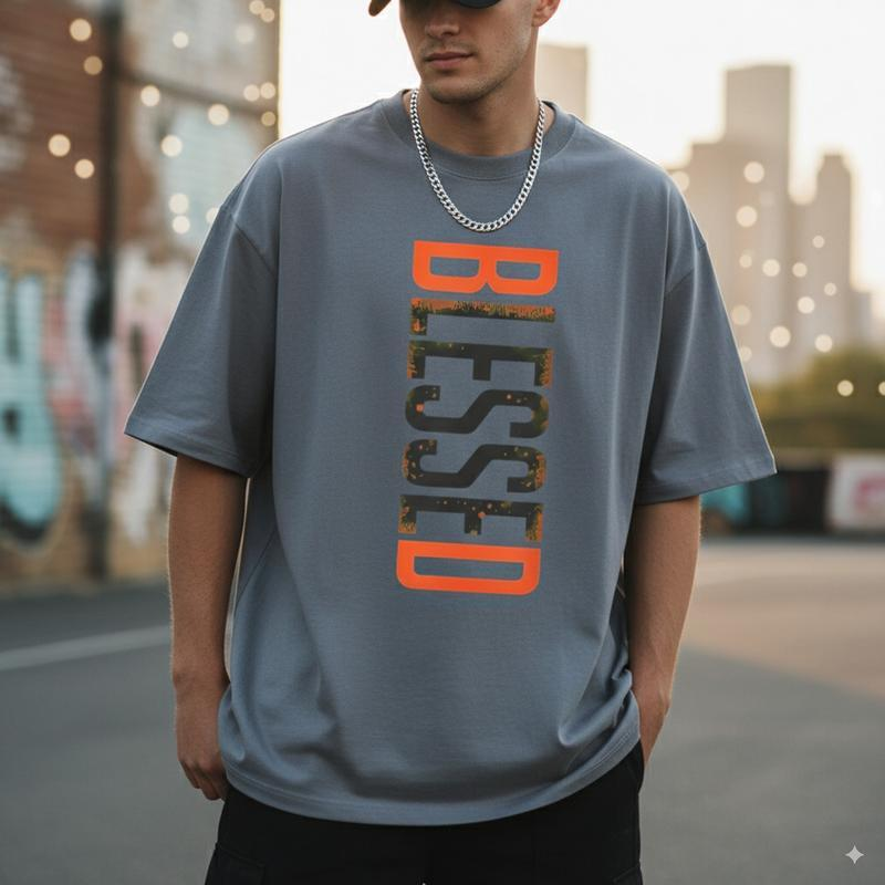 Blessed Vertical Graphic T-Shirt