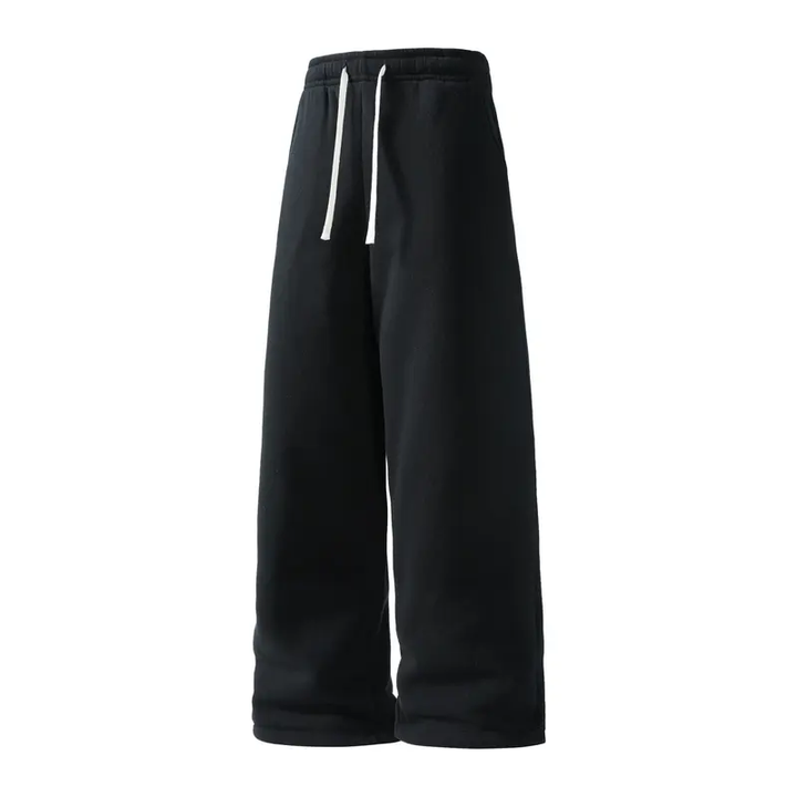 Loose-Fit Straight-Leg Drawstring Pants