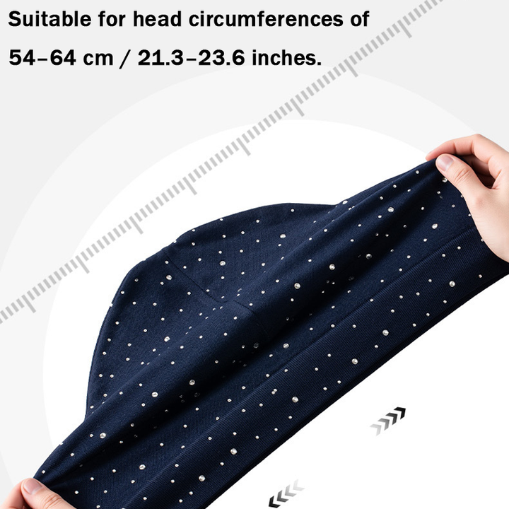 Rhinestone Skull Cap Streetwear Beanie