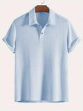 Men's Casual Knit Polo Shirt