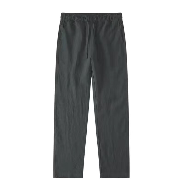 Relaxed Wide-Leg Drawstring Pants