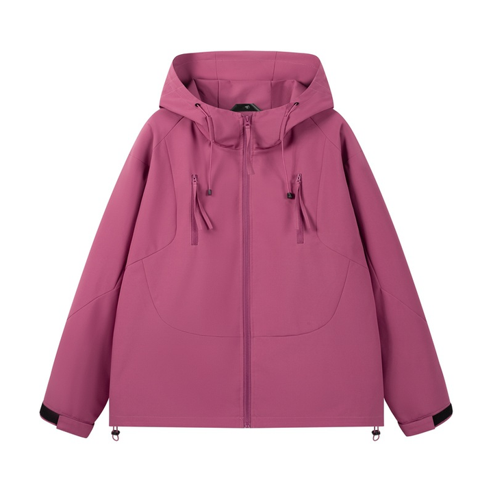 Oversized Hooded Windbreaker Jacket
