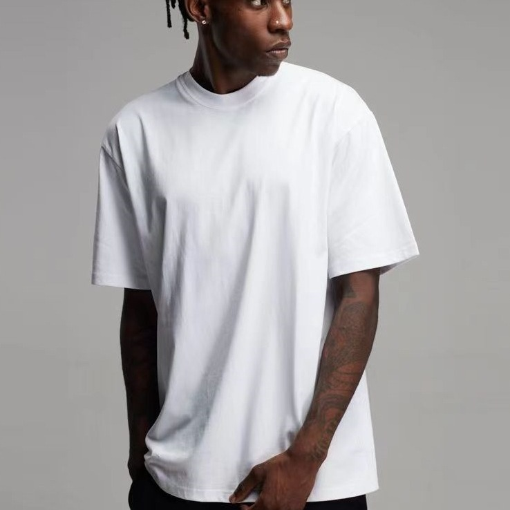Relaxed Crew Neck Basic T-Shirt