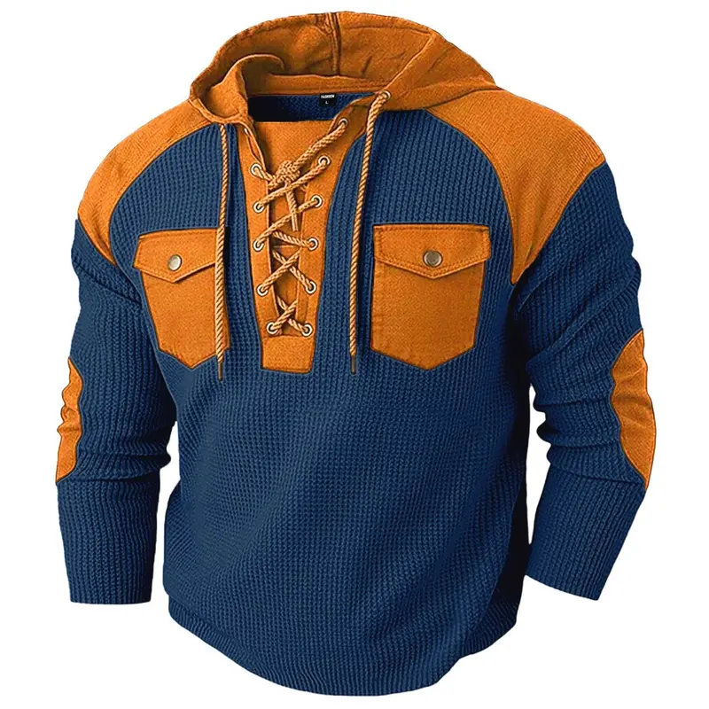 Casual Drawstring Pullover Hoodie
