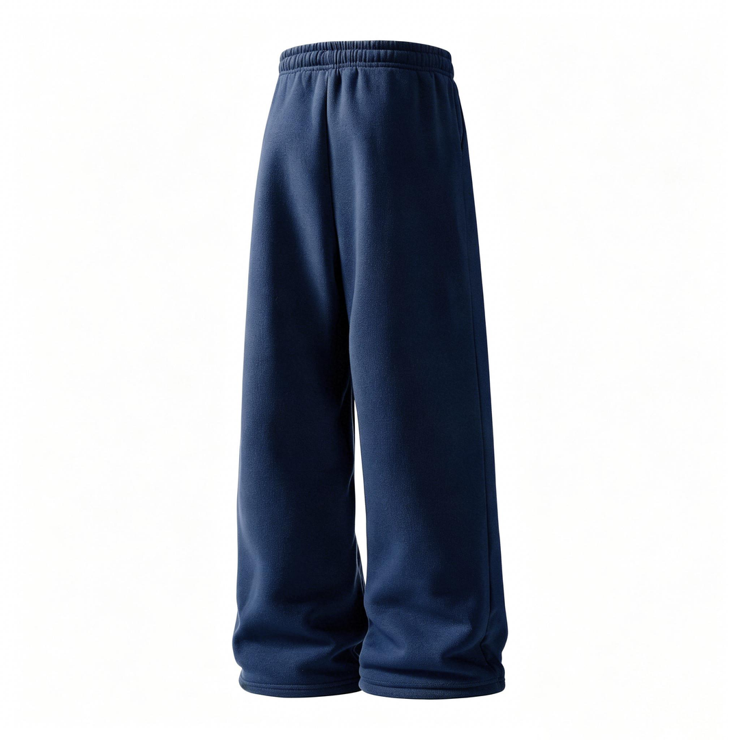 Loose-Fit Straight-Leg Drawstring Pants