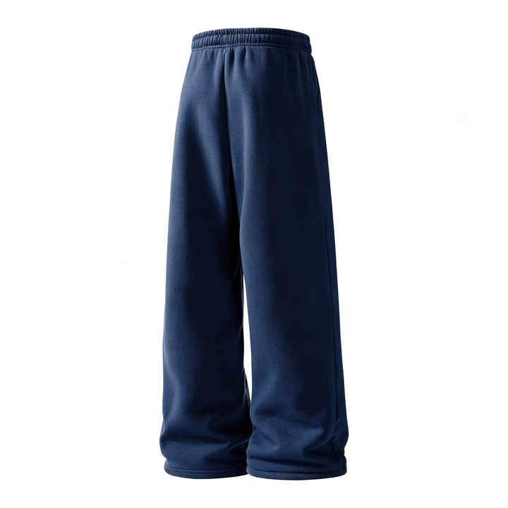 Loose-Fit Straight-Leg Drawstring Pants