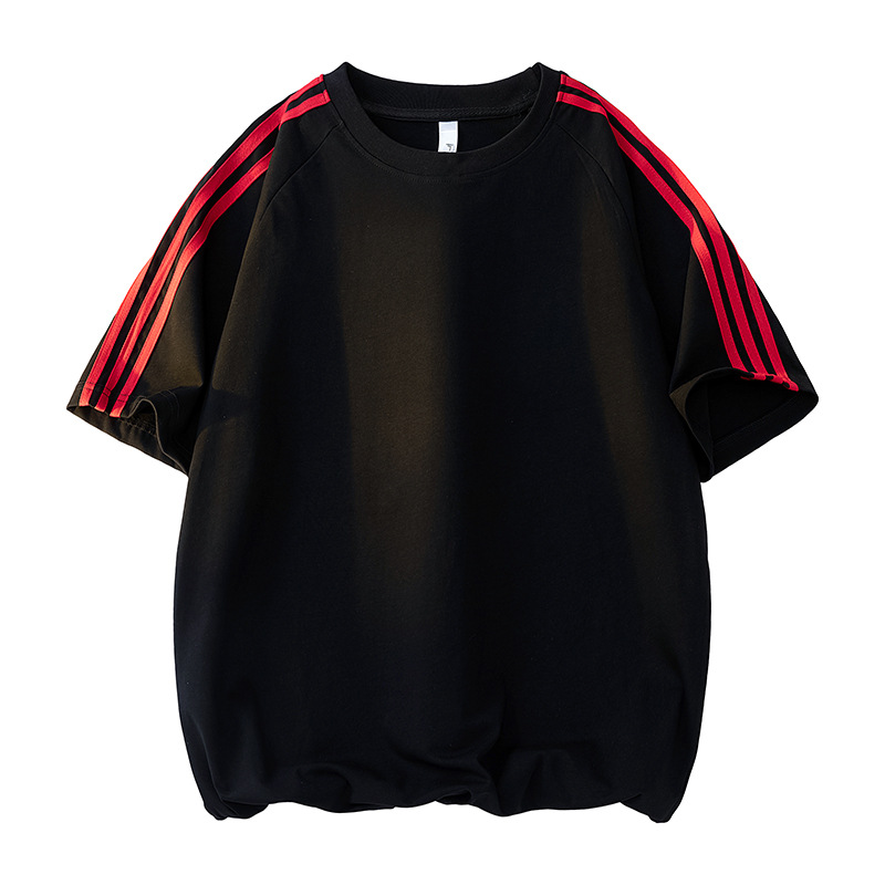 Retro Stripe Relaxed T-Shirt