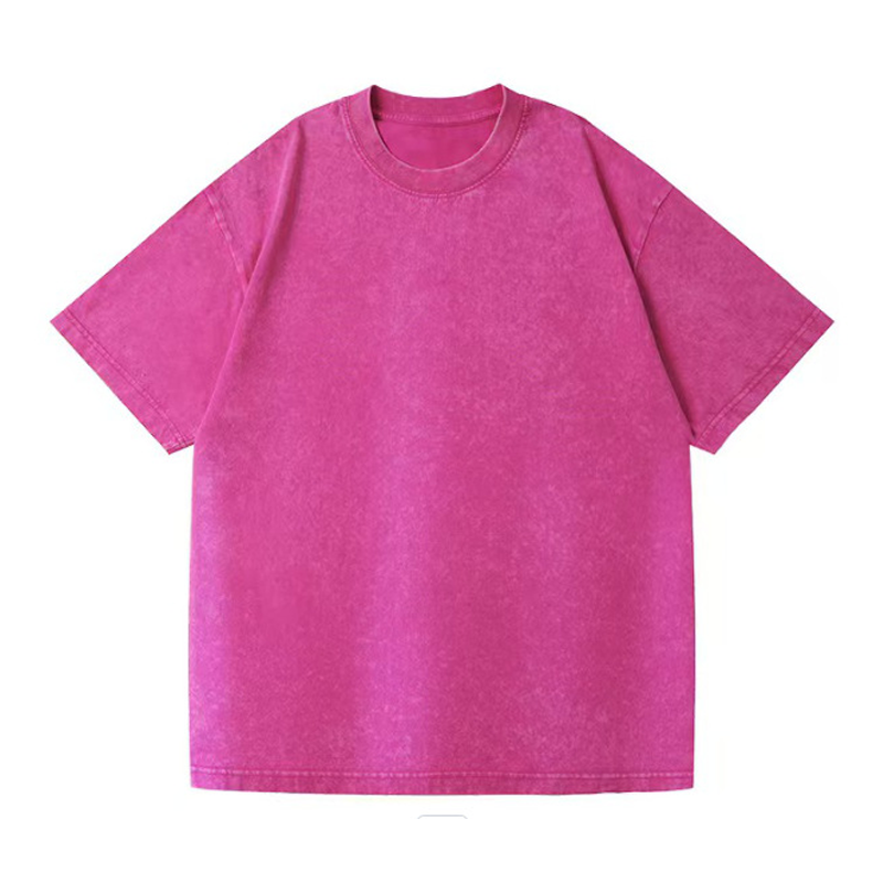 Vintage Distressed Oversized Drop-Shoulder Tee
