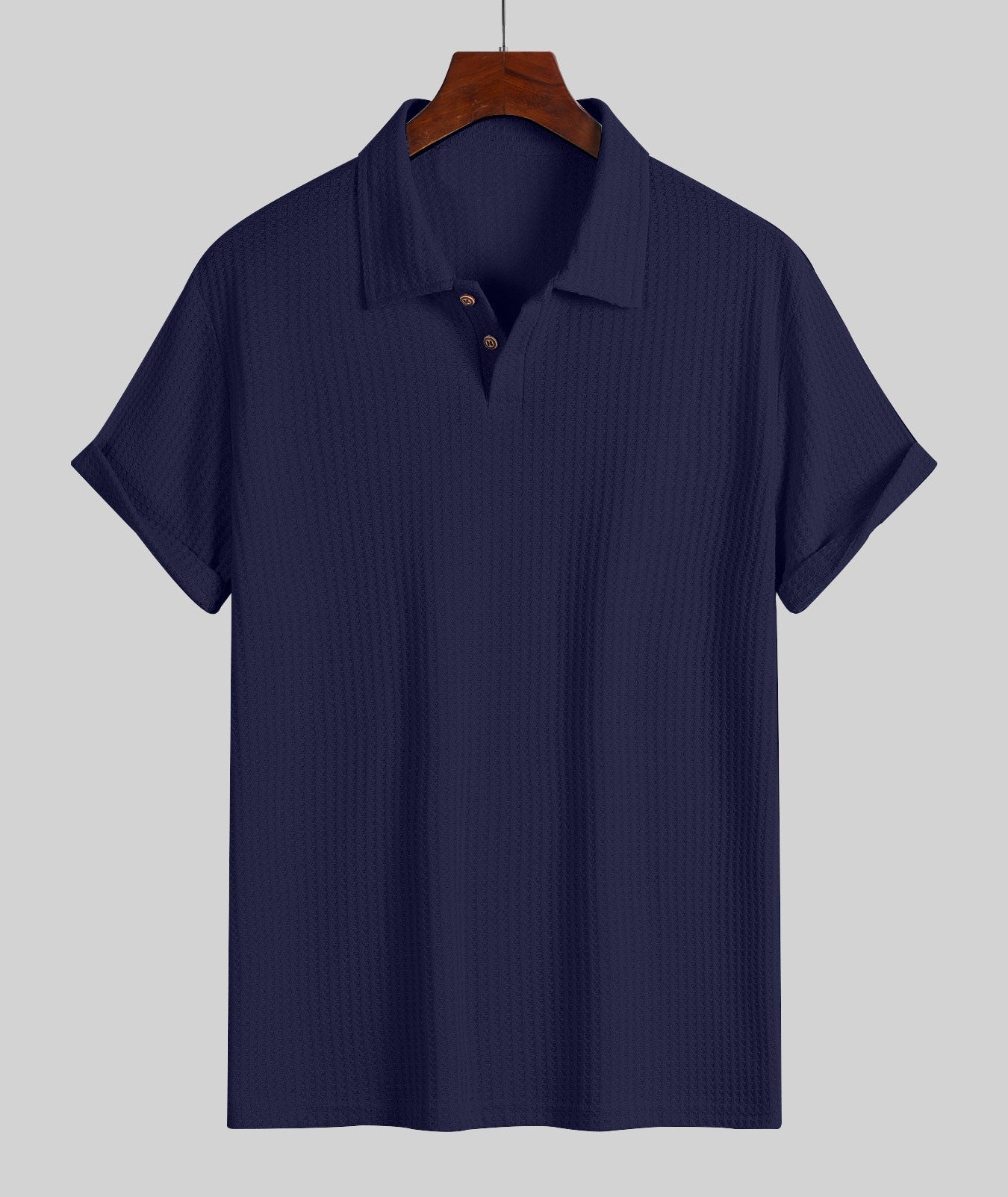 Men's Casual Knit Polo Shirt