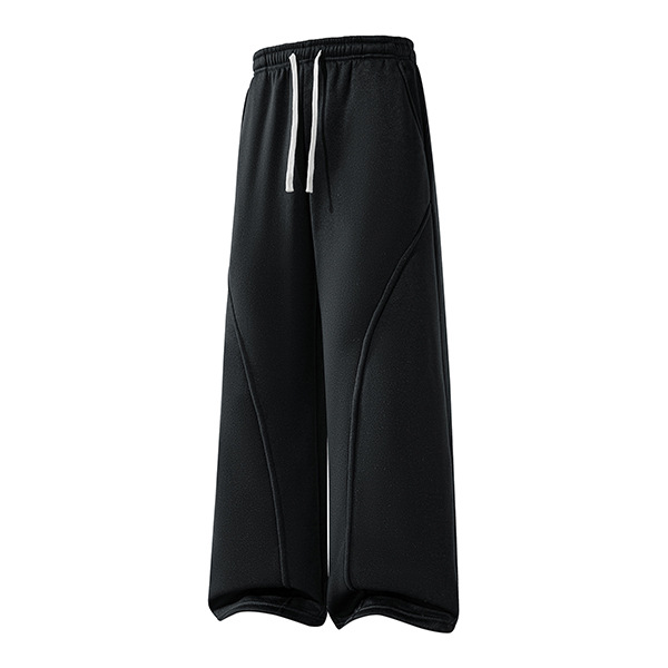 Light-Fleece Wide-Leg Sweatpants
