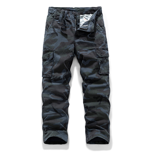 Men's Camo Cotton Cargo Utility Pants