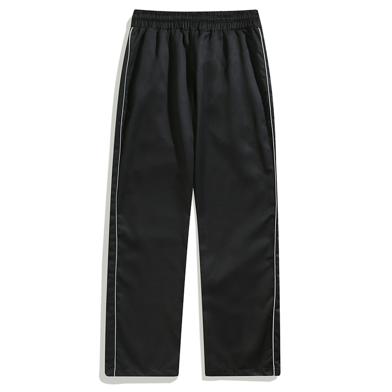 Men's Side-Stripe Wide-Leg Pants