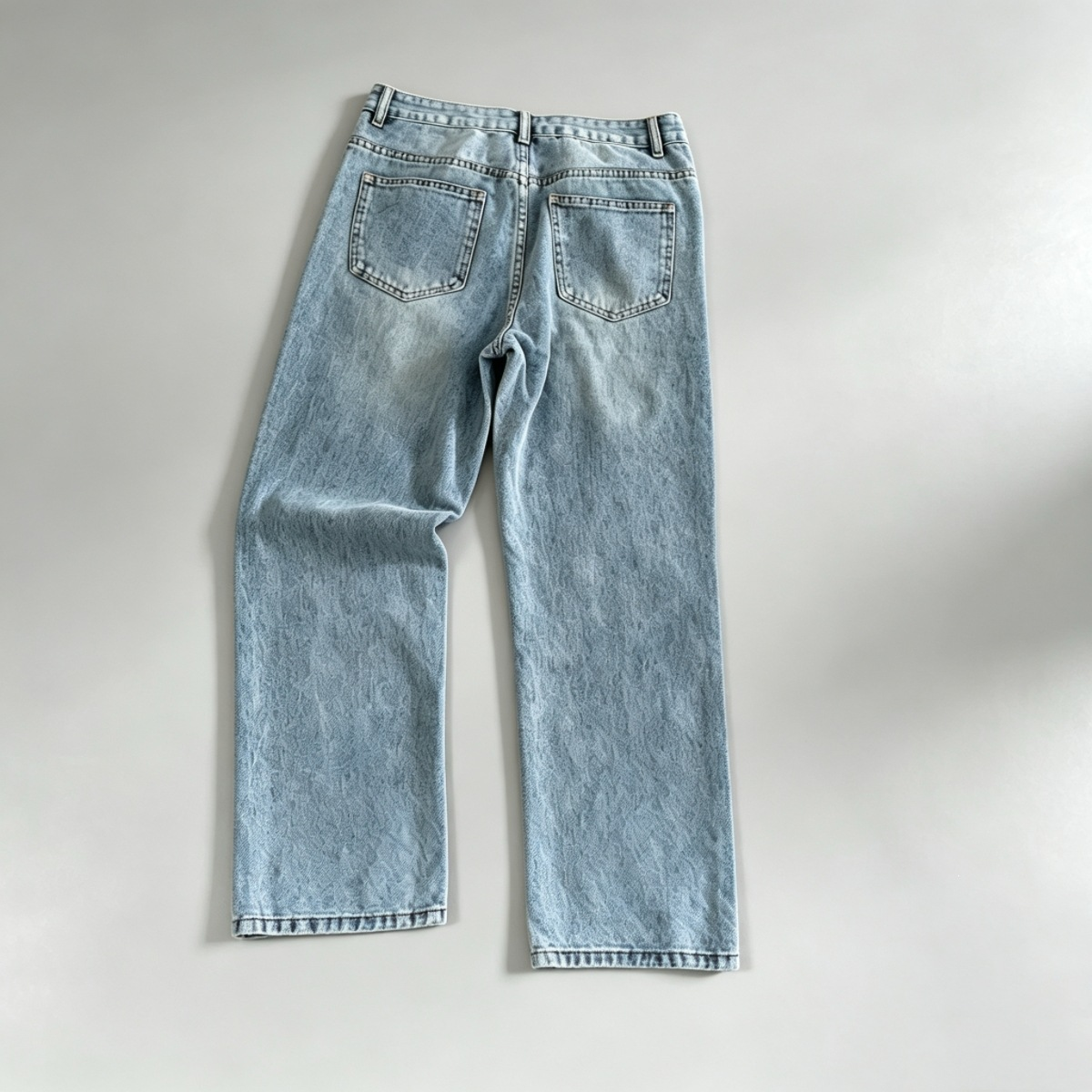 Men's Distressed Baggy Denim Jeans