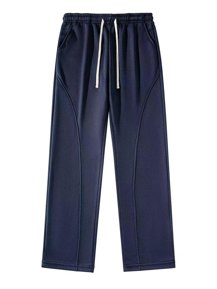 Light-Fleece Wide-Leg Sweatpants