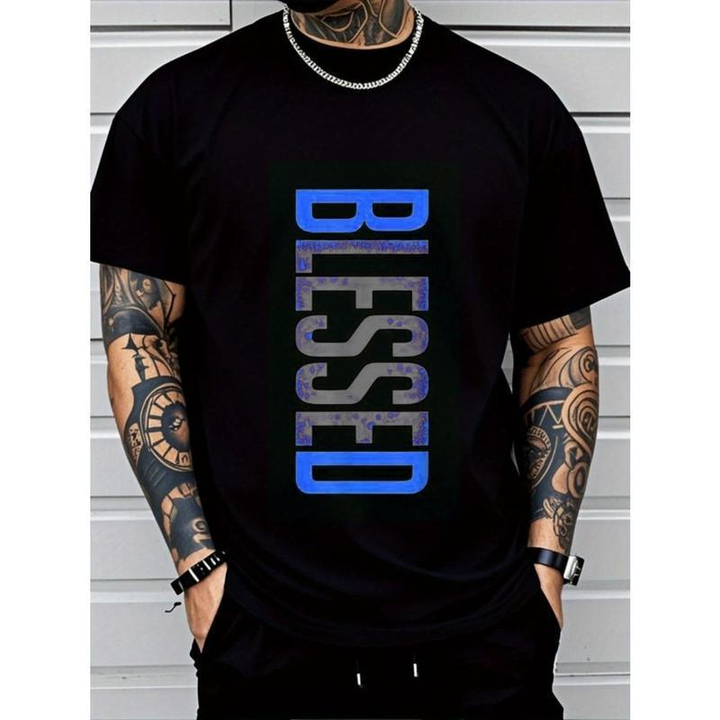 Blessed Vertical Graphic T-Shirt