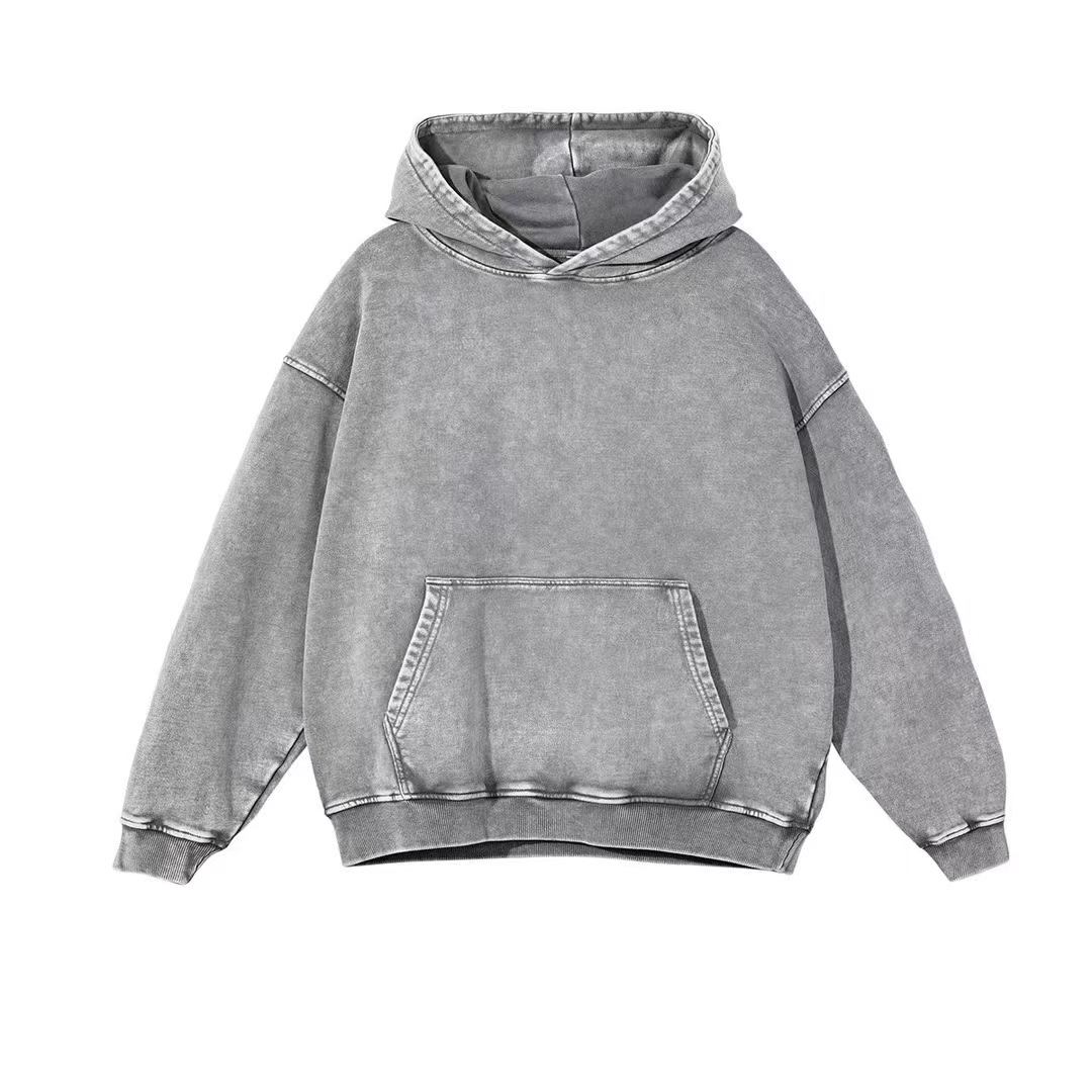 Vintage Acid Wash Oversized Hoodie