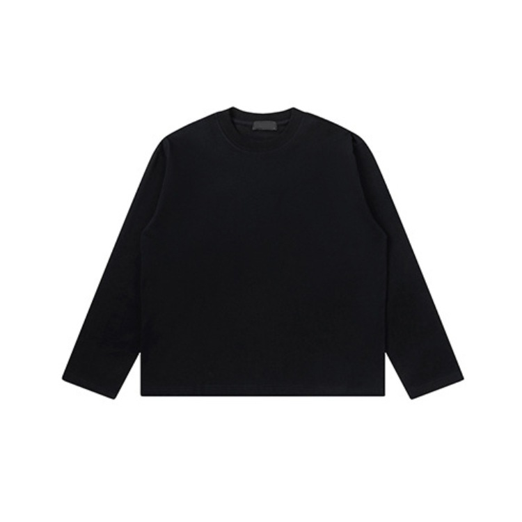 Oversized Cropped Long Sleeve Tee