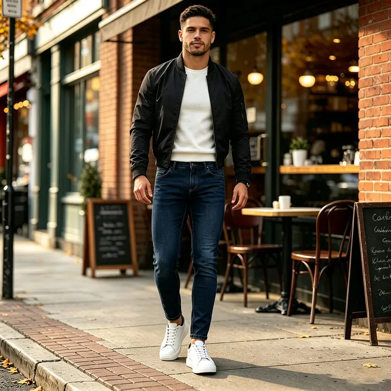 Men's Stretch Slim Tapered Jeans
