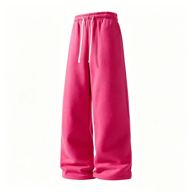 Loose-Fit Straight-Leg Drawstring Pants