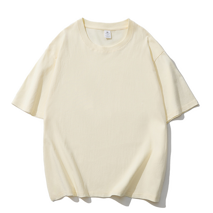 Relaxed Crew Neck Basic T-Shirt