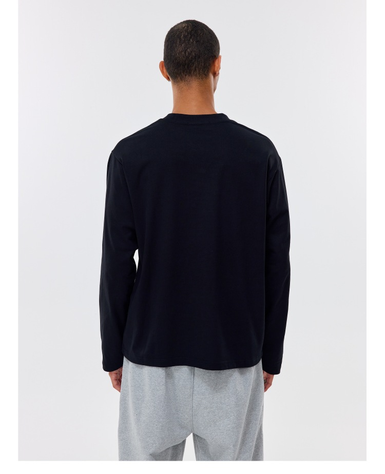 Oversized Cropped Long Sleeve Tee