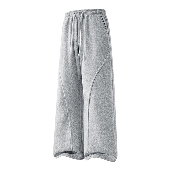 Light-Fleece Wide-Leg Sweatpants
