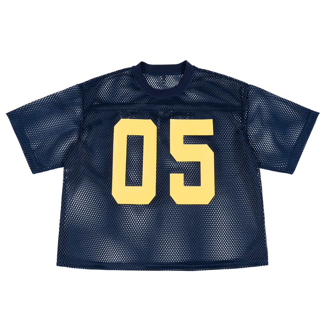 Oversized Football Mesh Jersey Shirt