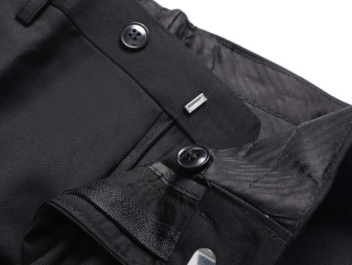 Classic Stretch Straight-Leg Dress Pants
