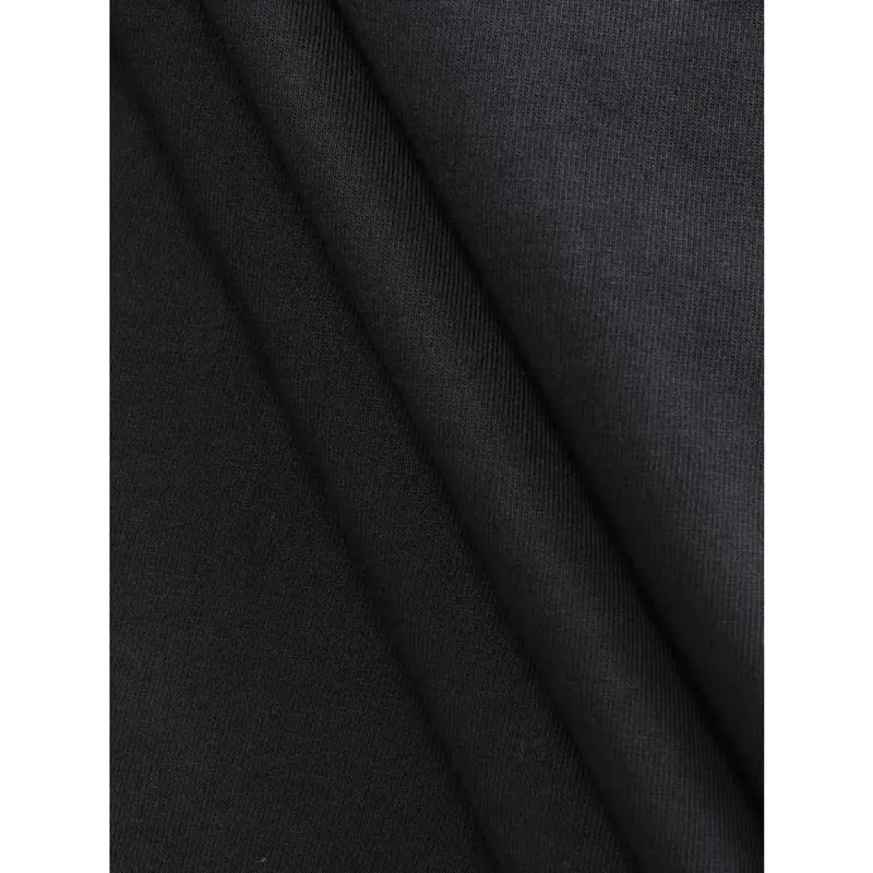 Men's Distressed Cross Print Cotton Tee