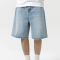 Men's Washed Denim Shorts