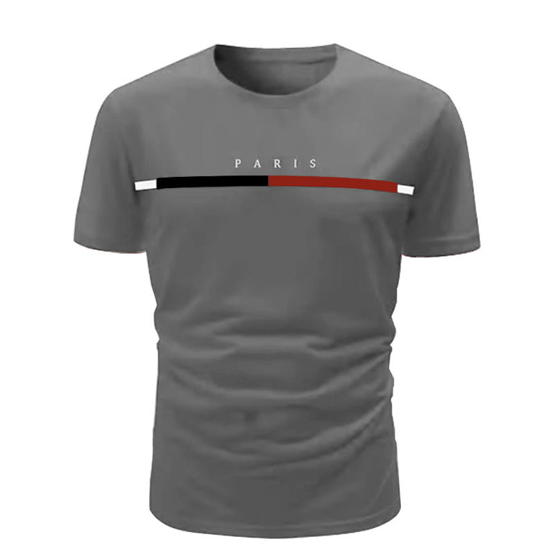 Men's Paris Print Quick-Dry Athletic Tee