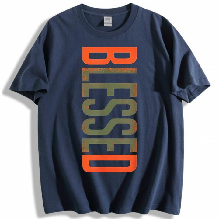 Blessed Vertical Graphic T-Shirt