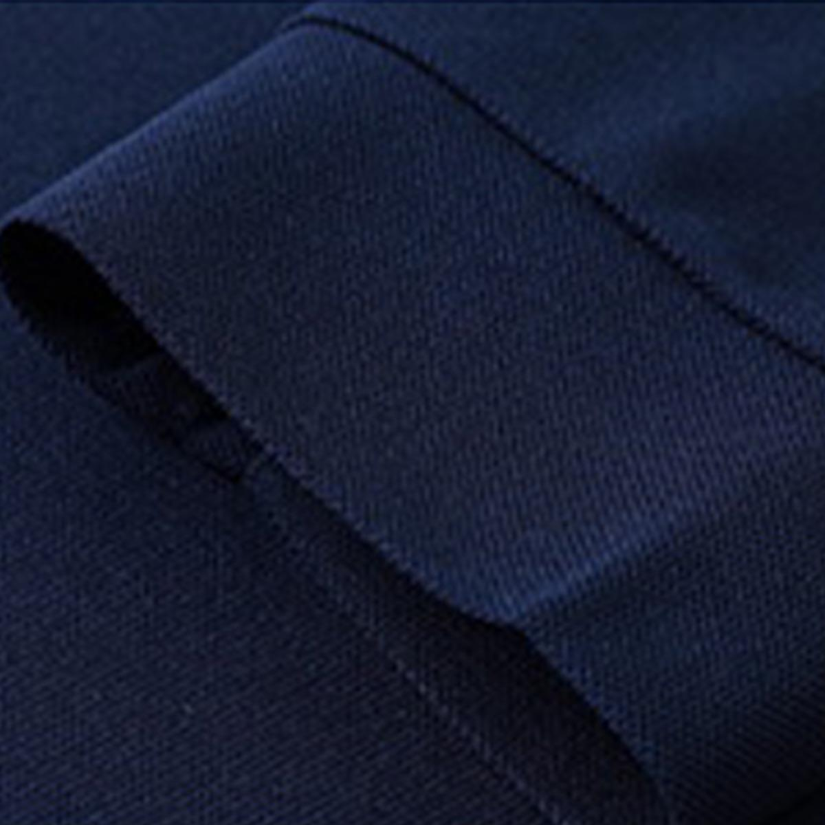 Men's Solid Long Sleeve Quick-Dry Polo