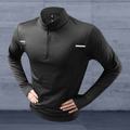 Men's Reflective Half-Zip Sports Shirt